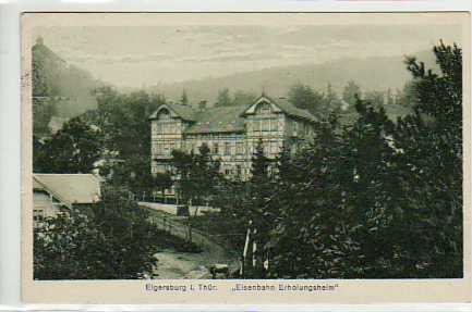 Elgersburg Thüringen Eisenbahn Erholungsheim 1930 Elgersburg Thüringen Eisenbahn Erholungsheim 1930