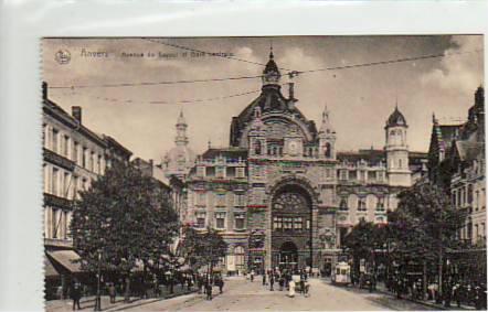 Antwerpen Anvers Belgien La Gare,Bahnhof ca 1915