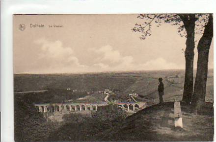 Dolhain Belgien Le Viaduc, Eisenbahnbrücke ca 1915 Dolhain Belgien Le Viaduc, Eisenbahnbrücke ca 1915