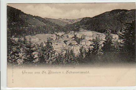 St. Blasien im Schwarzwald ca 1900 St. Blasien im Schwarzwald ca 1900