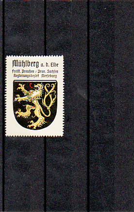 Mühlberg an der Elbe Stadt Wappen vor 1945