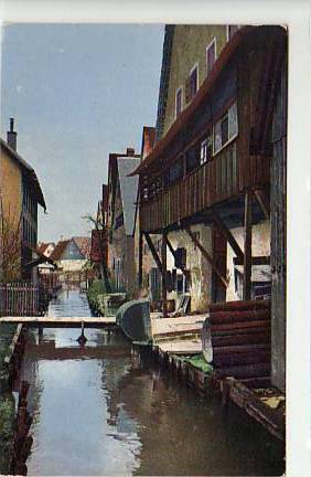 Nördlingen An der Mittleren Gerbergasse ca 1915 Nördlingen An der Mittleren Gerbergasse ca 1915