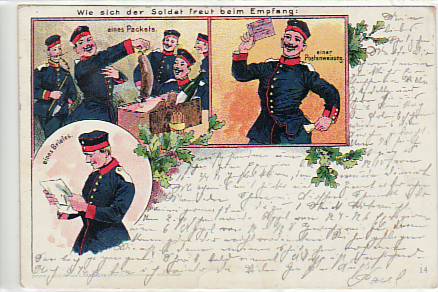 Militär vor 1.WK Postbote,Postilon 1902 Militär vor 1.WK Postbote,Postilon 1902