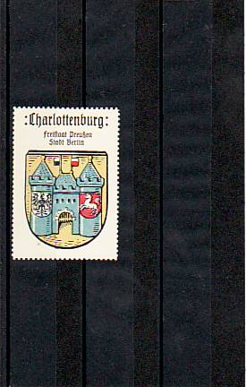 Berlin Charlottenburg Stadt Wappen vor 1945