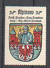 Rhinow Mark Stadt Wappen vor 1945