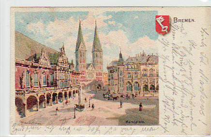 Bremen Markt 1901 Bremen Markt 1901