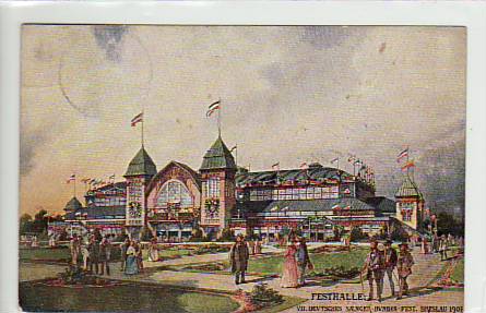 Breslau Schlesien Sängerbundfest 1907