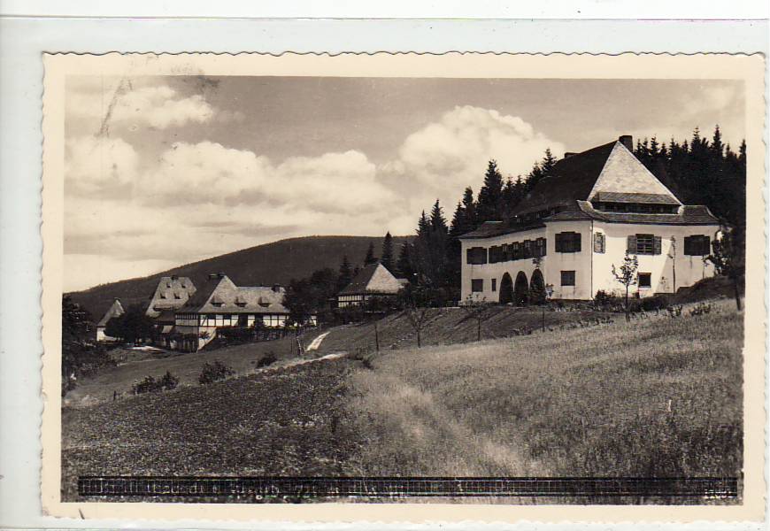 Berghotel Kesselschlossbaude Bad Flinsberg Schlesien 1937