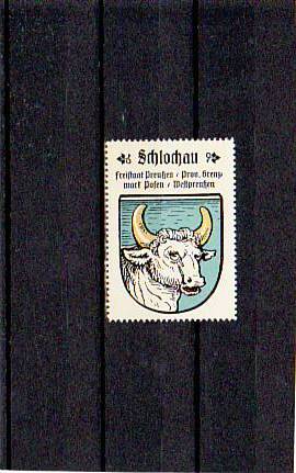 Schlochau Westpreussen Stadt-Wappen vor 1945