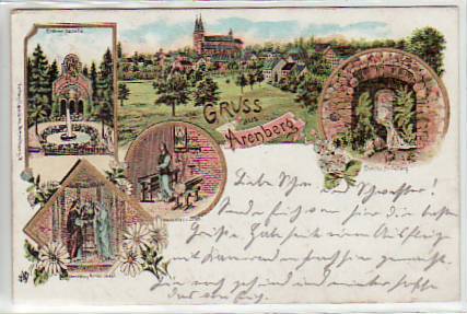 Koblenz-Arenberg Litho ca 1905 Koblenz-Arenberg Litho ca 1905