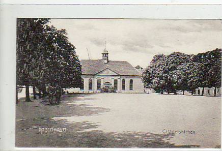 Kobenhavn-Kopenhagen Denmark-Dänemark Citadelskirche ca 1910