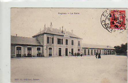 Bahnhof Frankreich Cognac 1908