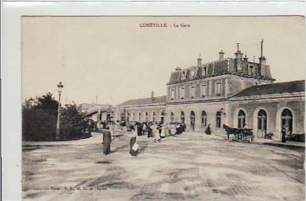 Bahnhof Frankreich Luneville Lünstadt ca 1915 Lothringen