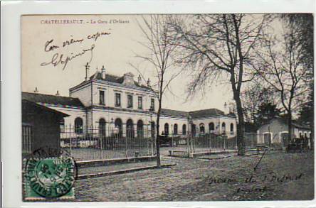 Bahnhof Frankreich Chatellerault 1908