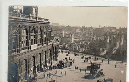 Bahnhof Frankreich Lille Foto Karte 1914