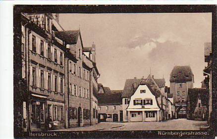 Hersbruck Nürnbergerstrasse 1925 Hersbruck Nürnbergerstrasse 1925