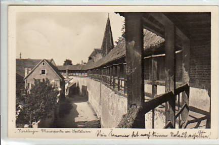 Nördlingen Mauerpartie 1941 Nördlingen Mauerpartie 1941