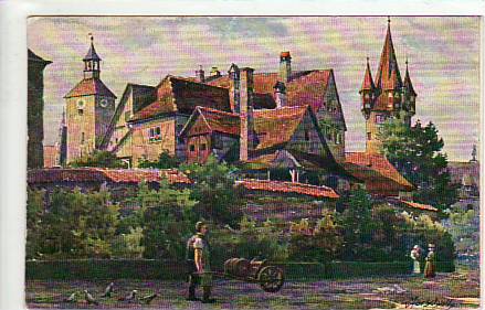 Lindau am Bodensee Künstlerkarte Marschall 1925 Lindau am Bodensee Künstlerkarte Marschall 1925