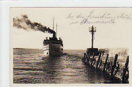 Fähre Fahrgastschiff Schweden ca 1930