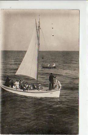 Segelboote Foto Karte ca 1925