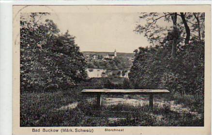 Bad Buckow ( Märkische Schweiz ) Storchenest 1924