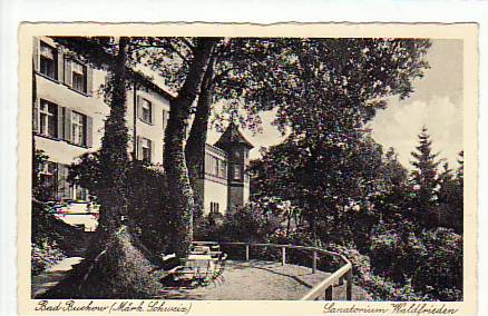 Bad Buckow ( Märkische Schweiz ) Sanatorium Waldfrieden ca 1935