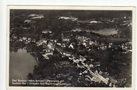 Bad Buckow ( Märkische Schweiz ) Luftbild 1940