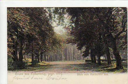 Falkensee - Finkenkrug Blick vom Restaurant 1907