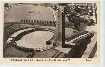 Ostseebad Laboe Marine Ehrenmal Luftbild ca 1935 Ostseebad Laboe Marine Ehrenmal Luftbild ca 1935
