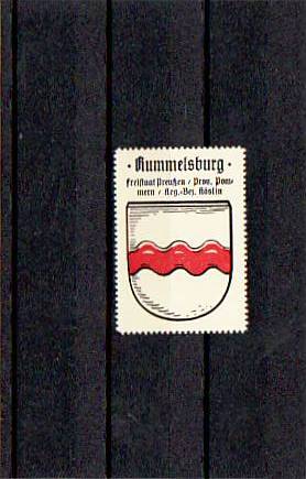 Rummelsburg Pommern Stadt-Wappen vor 1945 Rummelsburg Pommern Stadt-Wappen vor 1945