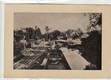 Gleiwitz Schlesien Klodnitzkanal Eisenbahn ca 1935 Gleiwitz Schlesien Klodnitzkanal Eisenbahn ca 1935