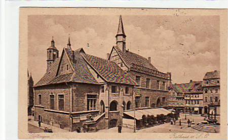 Göttingen Rathaus 1923 Göttingen Rathaus 1923