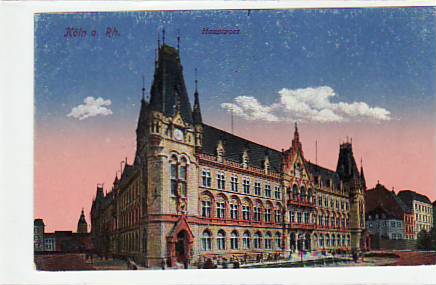 Köln am Rhein Postamt 1925 Köln am Rhein Postamt 1925