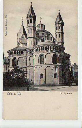 Köln am Rhein St.Aposteln ca 1900 Köln am Rhein St.Aposteln ca 1900