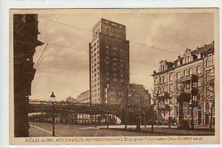Köln am Rhein Hochhaus 1926 Köln am Rhein Hochhaus 1926