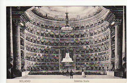 Milano Italien Interno Scala ca 1910 Milano Italien Interno Scala ca 1910