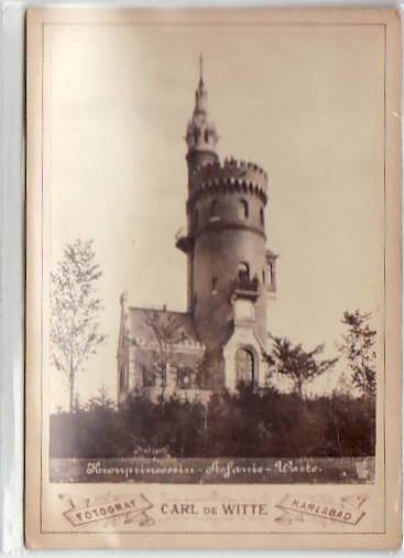 Karlsbad CSSR Original Pappfoto 1893 Stefanie Warte Karlsbad CSSR Original Pappfoto 1893 Stefanie Warte