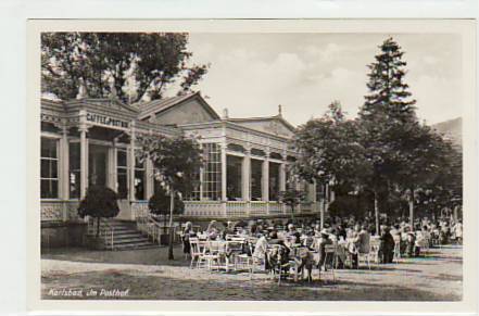 Karlsbad CSSR Im Posthof ca 1935 Karlsbad CSSR Im Posthof ca 1935