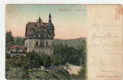 Karlsbad CSSR Jägerhof 1907 Karlsbad CSSR Jägerhof 1907