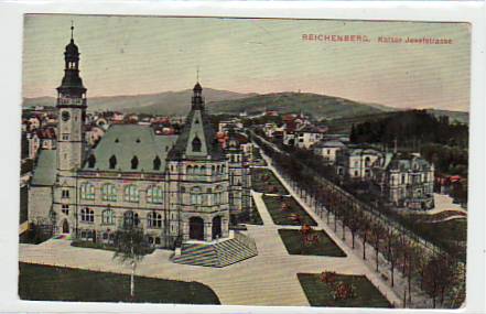 Reichenberg Böhmen CSSR Kaiser Josefstrasse 1914 Reichenberg Böhmen CSSR Kaiser Josefstrasse 1914