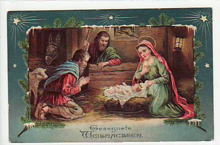 Glückwunsch Weihnachten Prägekarte Glaube ca 1910 Glückwunsch Weihnachten Prägekarte Glaube ca 1910