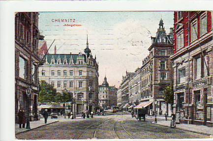Chemnitz Königstrasse 1908 Chemnitz Königstrasse 1908