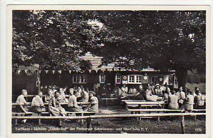 Holzhau Erzgebirge Ski-Hütte Glück-Auf ca 1935 Holzhau Erzgebirge Ski-Hütte Glück-Auf ca 1935