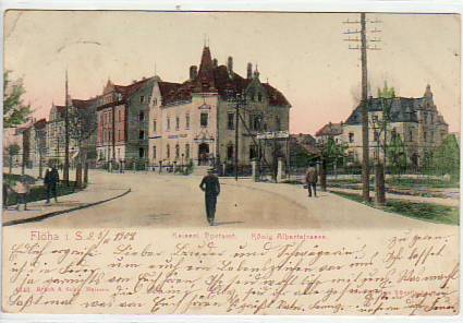 Flöha Erzgebirge Postamt 1901 Flöha Erzgebirge Postamt 1901