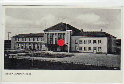 Flöha Erzgebirge Bahnhof 1935 Flöha Erzgebirge Bahnhof 1935