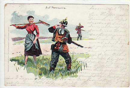 Militär Auf Patrouille 1899 Militär Auf Patrouille 1899