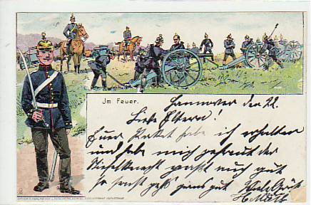 Militär Technik Litho 1905 Militär Technik Litho 1905