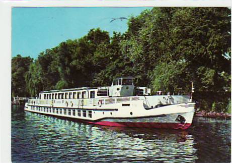 Motorschiff Weiße Flotte Potsdam Schiffspost 1978