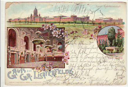 Berlin Lichterfelde Litho 1899