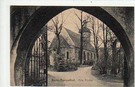 Berlin Tempelhof Kirche ca 1920